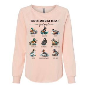 Ducks Guide Duck Lover Duck Guide Hunter Waterfowl Hunting Womens California Wash Sweatshirt