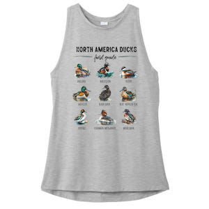 Ducks Guide Duck Lover Duck Guide Hunter Waterfowl Hunting Ladies PosiCharge Tri-Blend Wicking Tank