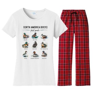 Ducks Guide Duck Lover Duck Guide Hunter Waterfowl Hunting Women's Flannel Pajama Set