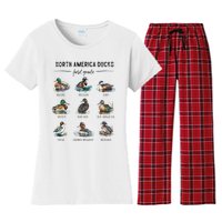 Ducks Guide Duck Lover Duck Guide Hunter Waterfowl Hunting Women's Flannel Pajama Set