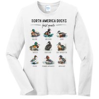 Ducks Guide Duck Lover Duck Guide Hunter Waterfowl Hunting Ladies Long Sleeve Shirt