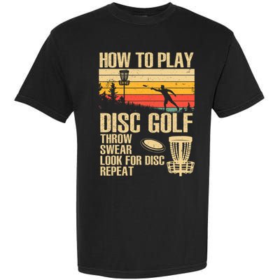 Disc Golf Design Disc Golfer Disc Golf Player Garment-Dyed Heavyweight T-Shirt