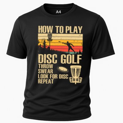 Disc Golf Design Disc Golfer Disc Golf Player Performance Shirt