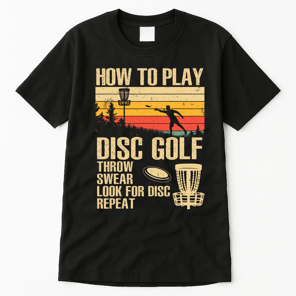 Disc Golf Design Disc Golfer Disc Golf Player Tall T-Shirt