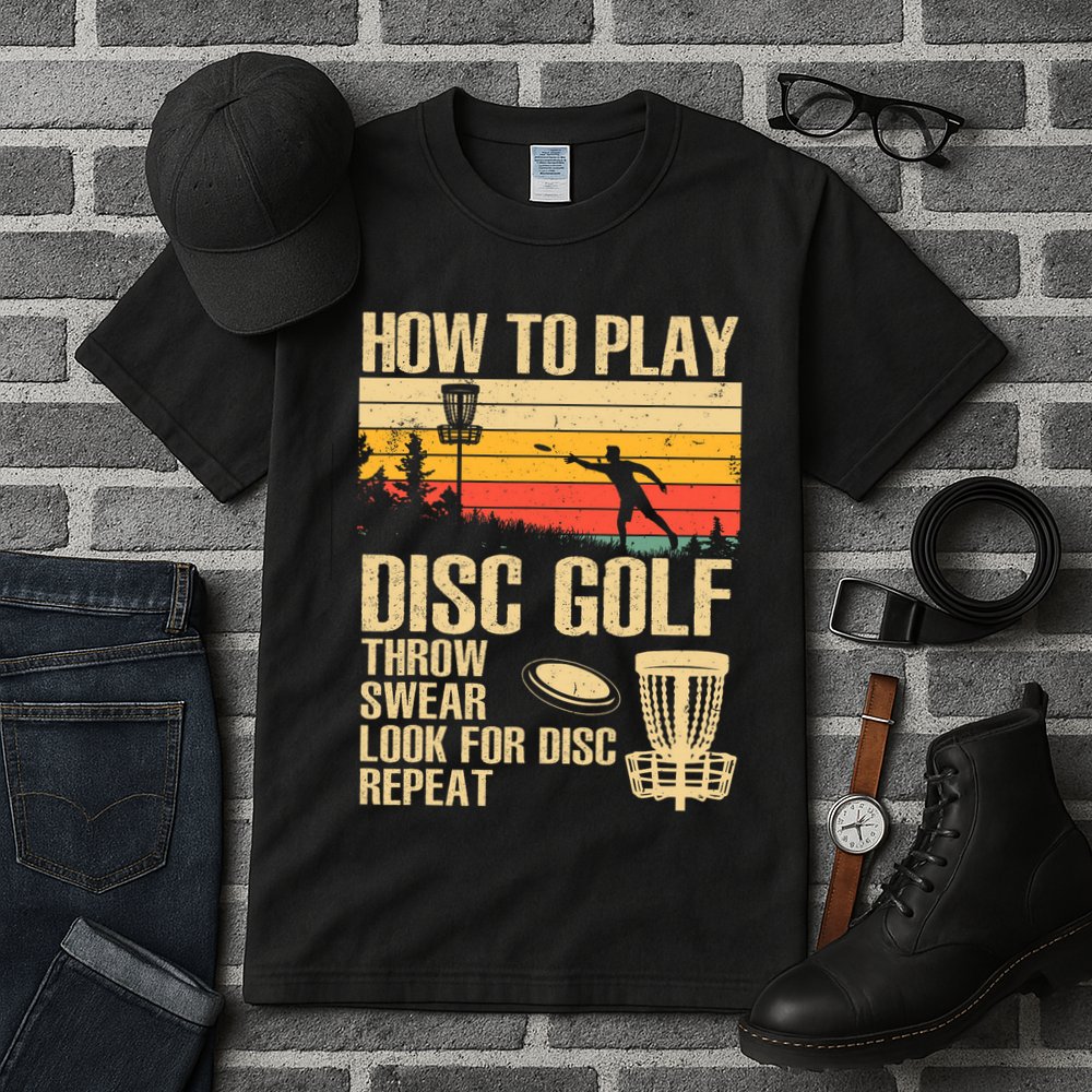 Disc Golf Design Disc Golfer Disc Golf Player Tall T-Shirt