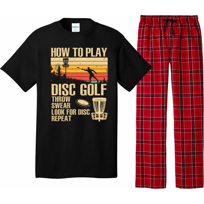 Disc Golf Design Disc Golfer Disc Golf Player Pajama Set