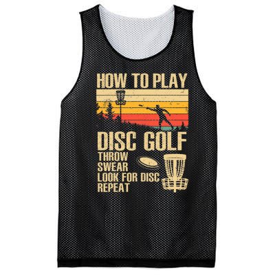 Disc Golf Design Disc Golfer Disc Golf Player Mesh Reversible Basketball Jersey Tank