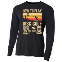 Disc Golf Design Disc Golfer Disc Golf Player Cooling Performance Long Sleeve Crew