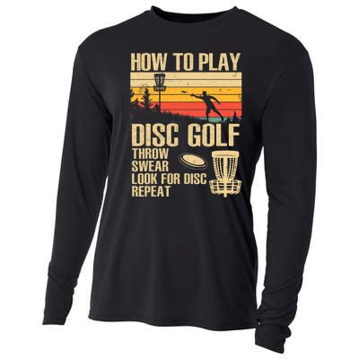 Disc Golf Design Disc Golfer Disc Golf Player Cooling Performance Long Sleeve Crew