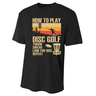 Disc Golf Design Disc Golfer Disc Golf Player Performance Sprint T-Shirt