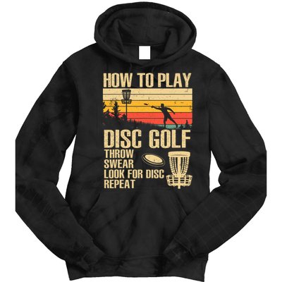 Disc Golf Design Disc Golfer Disc Golf Player Tie Dye Hoodie