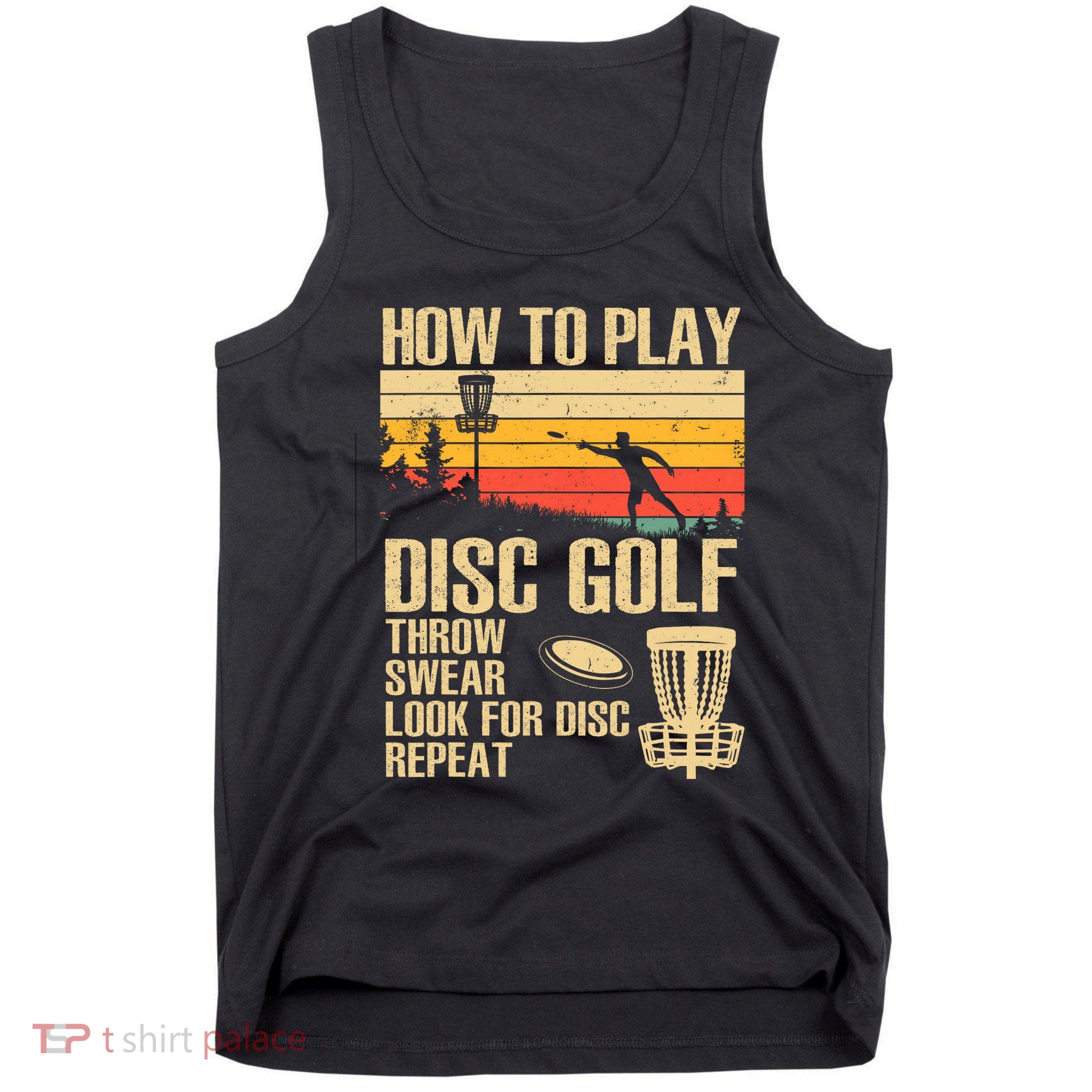 Disc Golf Design Disc Golfer Disc Golf Player Tank Top