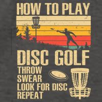 Disc Golf Design Disc Golfer Disc Golf Player Vector Backpack