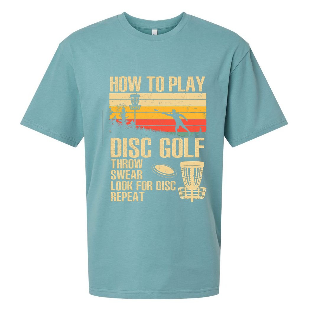 Disc Golf Design Disc Golfer Disc Golf Player Sueded Cloud Jersey T-Shirt