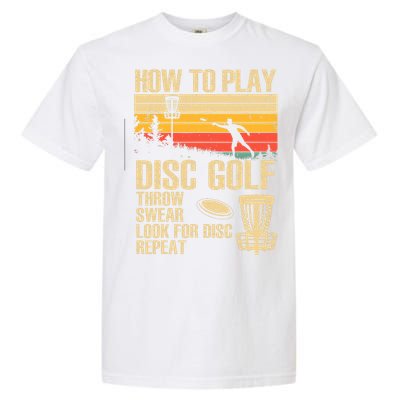 Disc Golf Design Disc Golfer Disc Golf Player Garment-Dyed Heavyweight T-Shirt