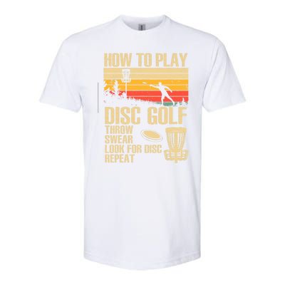 Disc Golf Design Disc Golfer Disc Golf Player Softstyle CVC T-Shirt