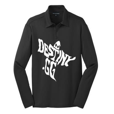 Destiny Gg Silk Touch Performance Long Sleeve Polo