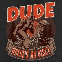 Disc Golf Dude Where's My Disc II Adult Drive Performance Visor
