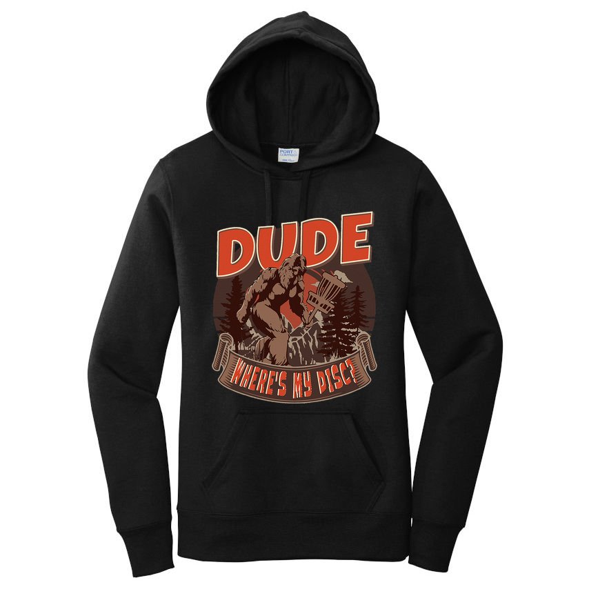 Disc Golf Dude Where's My Disc II Women's Pullover Hoodie