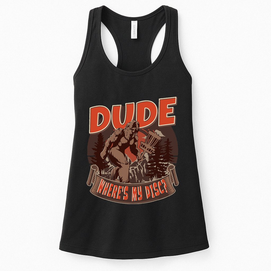 Disc Golf Dude Where's My Disc II Womens Tank Top
