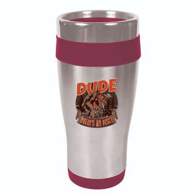 Disc Golf Dude Where's My Disc II 16oz Travel Tumbler