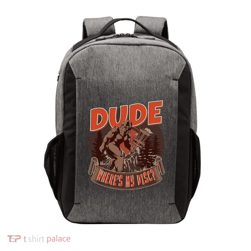 Disc Golf Dude Where's My Disc II Vector Backpack