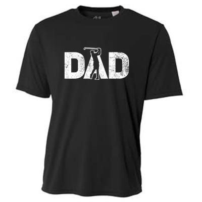 Dad Golf Daddy Golfer Gift For Father's Day Cooling Performance Crew T-Shirt