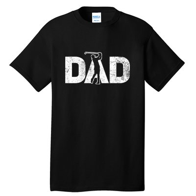 Dad Golf Daddy Golfer Gift For Father's Day Tall T-Shirt