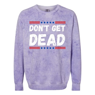 DonT Get Dead For Hunters Of Monsters Colorblast Crewneck Sweatshirt