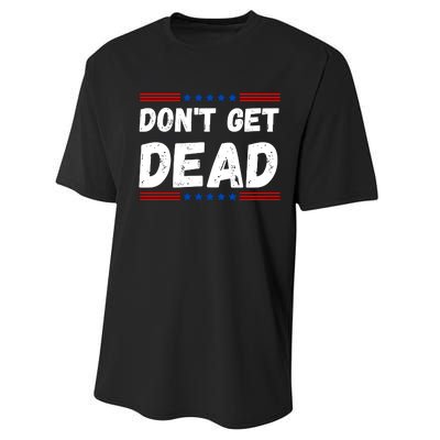 DonT Get Dead For Hunters Of Monsters Performance Sprint T-Shirt