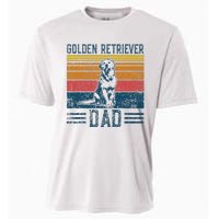 Dog Golden Dad Vintage Golden Retriever Dad Cooling Performance Crew T-Shirt