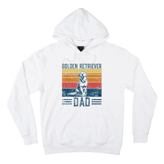 Dog Golden Dad Vintage Golden Retriever Dad Hoodie