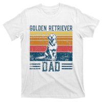 Dog Golden Dad Vintage Golden Retriever Dad T-Shirt