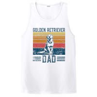 Dog Golden Dad Vintage Golden Retriever Dad PosiCharge Competitor Tank