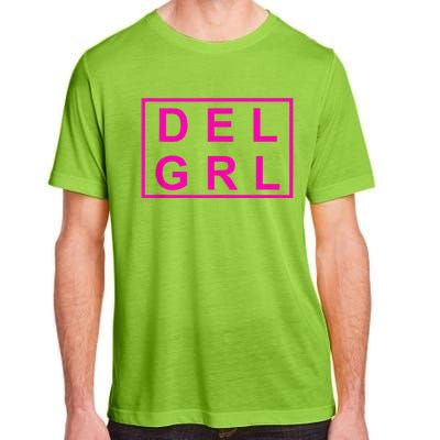 DEL GRL Delaware Girl Pink Design Adult ChromaSoft Performance T-Shirt