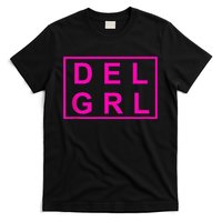 DEL GRL Delaware Girl Pink Design T-Shirt