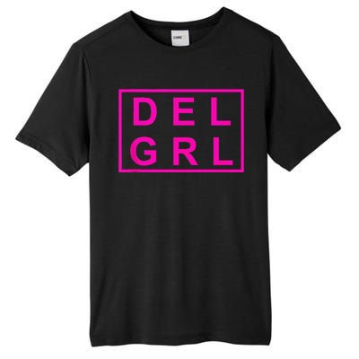 DEL GRL Delaware Girl Pink Design Tall Fusion ChromaSoft Performance T-Shirt