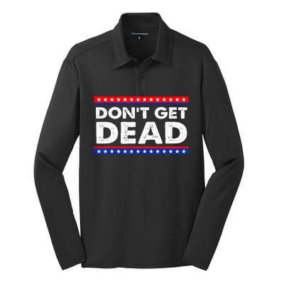 Dont Get Dead Silk Touch Performance Long Sleeve Polo