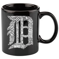 Detroit Graphic D 11oz C Handle Ceramic Mug