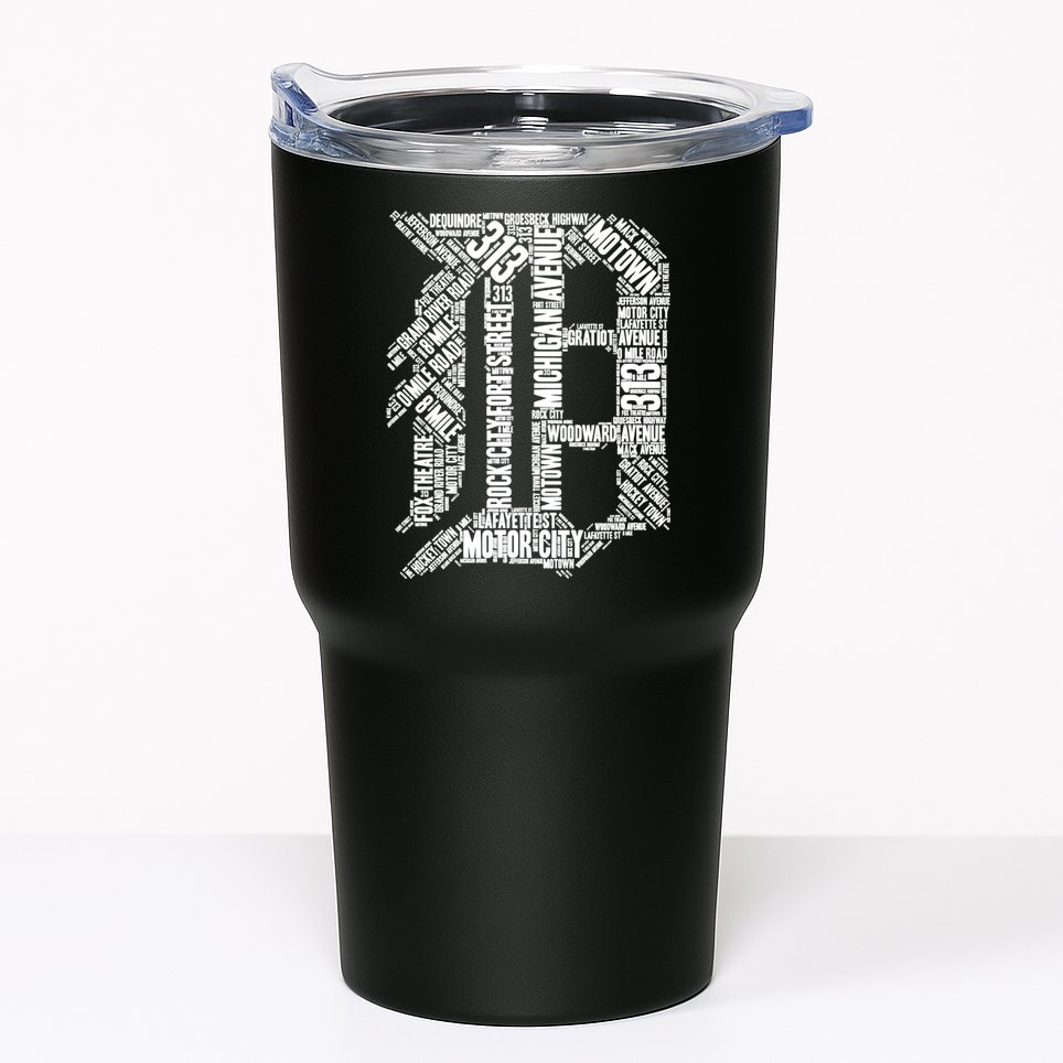 Detroit Graphic D Tumbler