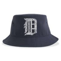 Detroit Graphic D Sustainable Bucket Hat