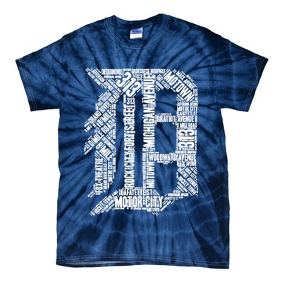 Detroit Graphic D Tie-Dye T-Shirt