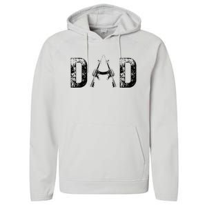 Dad Gifts DAD Military Dad Hunting Dad Father's Day Performance Fleece Hoodie