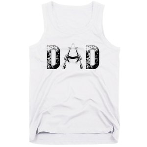 Dad Gifts DAD Military Dad Hunting Dad Father's Day Tank Top