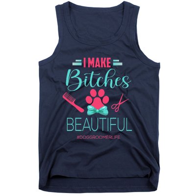 Dog Groomer Dog Grooming Outfit Funny Dog Groomer Gift Tank Top