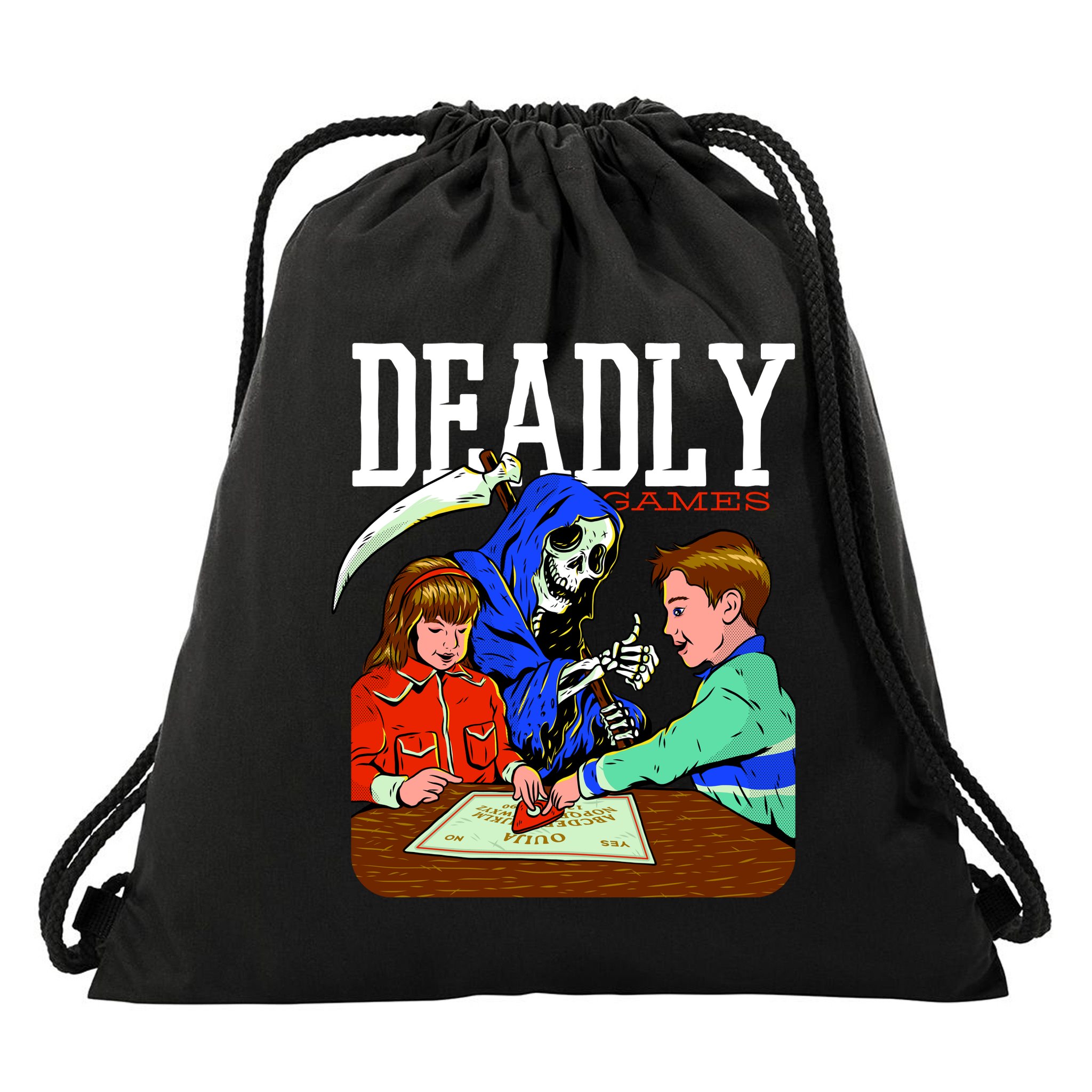 Deadly Games Drawstring Bag