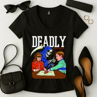 Deadly Games Women's V-Neck T-Shirt