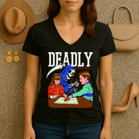 Deadly Games Women's V-Neck T-Shirt