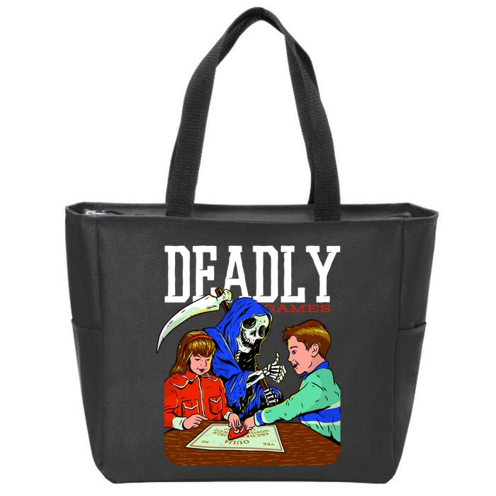 Deadly Games Zip Tote Bag