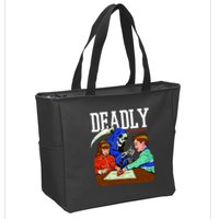 Deadly Games Zip Tote Bag